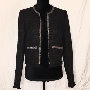 *FINAL PRICE* F21 Tweed Blazer, Black, Size S
